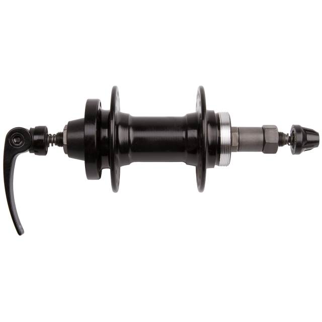 Resul Hinterradnabe Alu Vollachse – 3/8" Gewinde, 36 Loch, Einbaumaß 130 Mm – Für 5-7-fach Schraubkranz