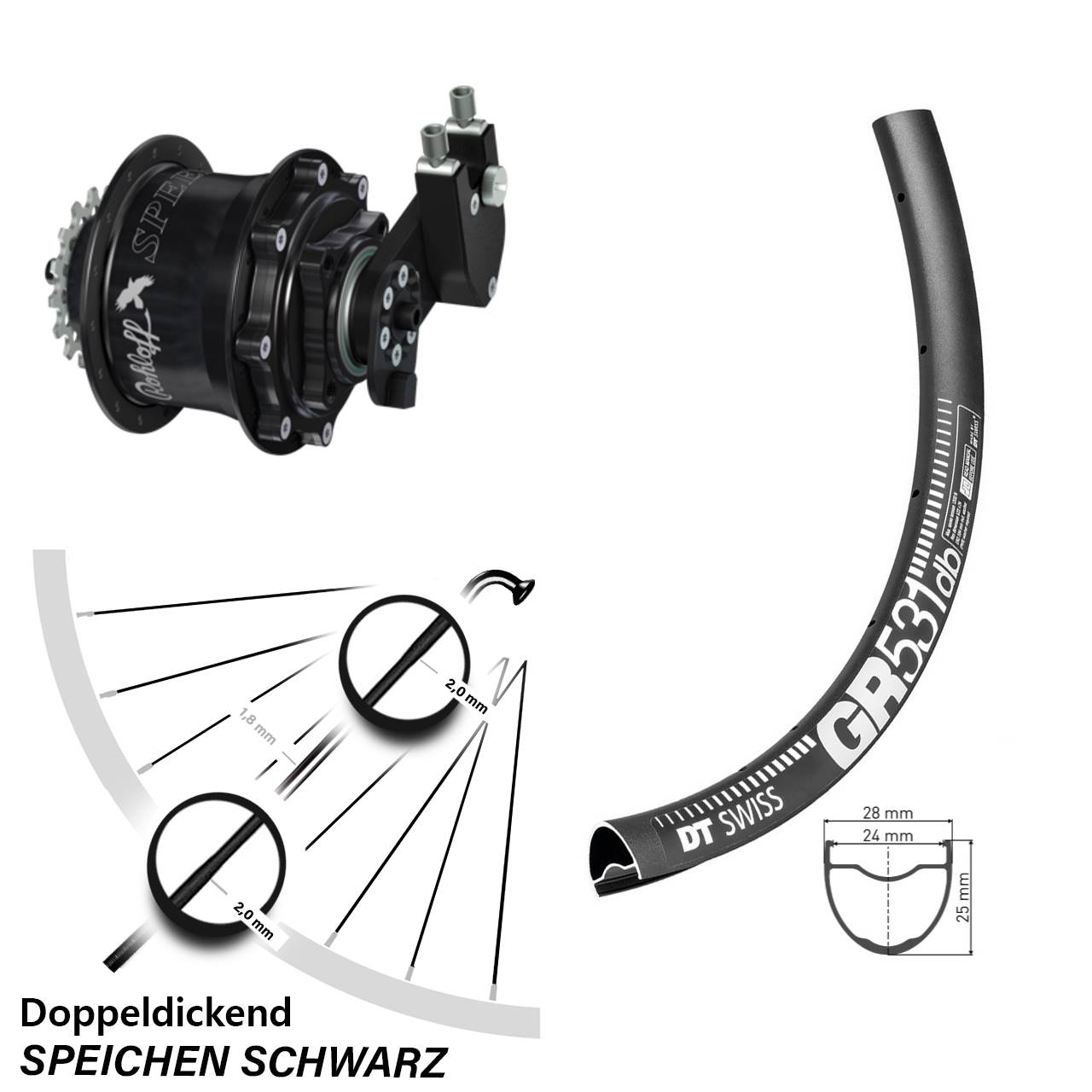 650B DT Swiss GR 531 Rohloff CC DB OEM Tandem