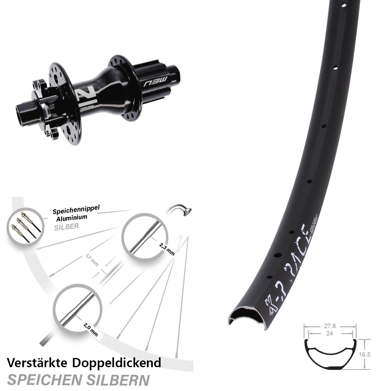KX-R Race Novatec Superlight Disc Laufrad 12x142 Campagnolo N3W