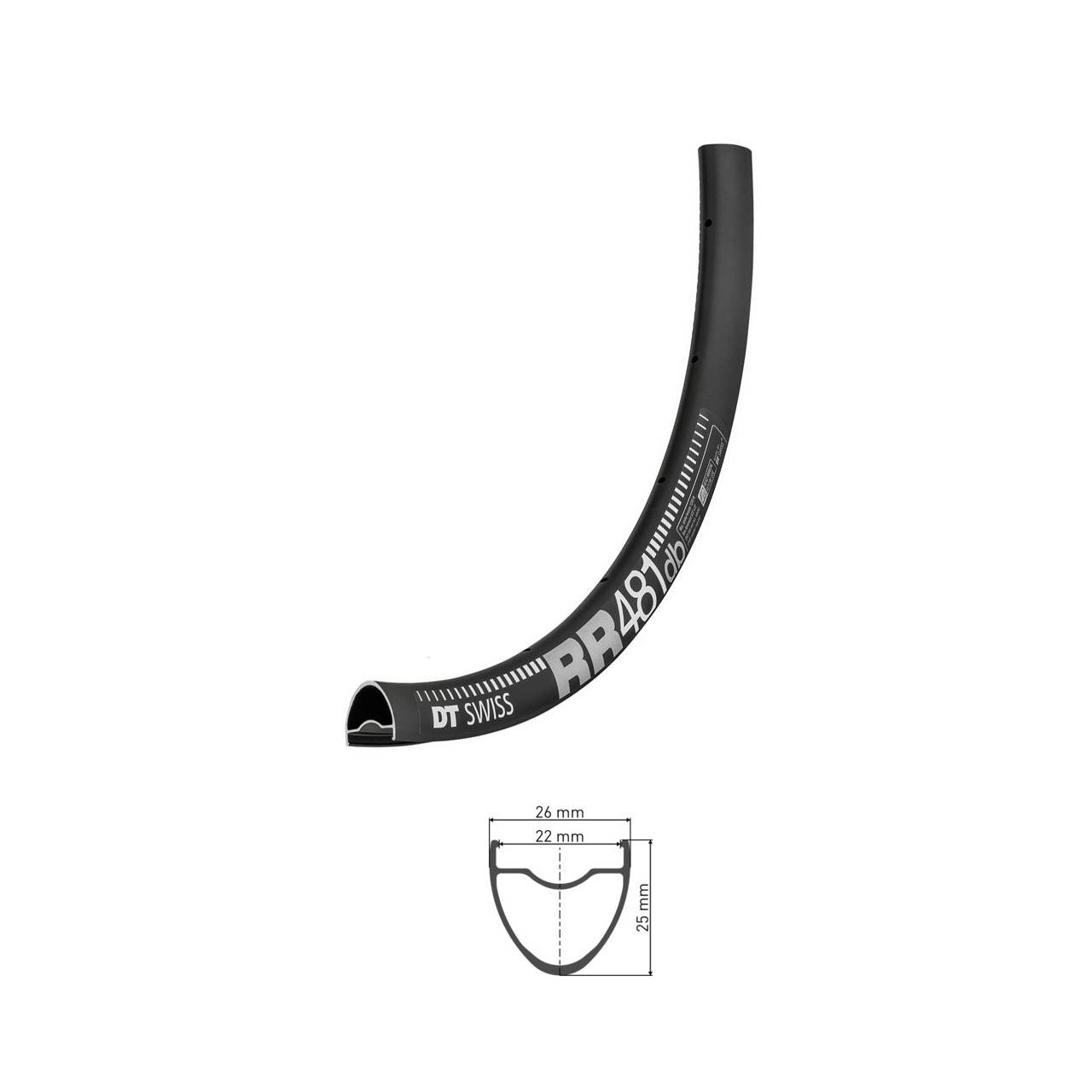 DT Swiss RR481 DB 28 Zoll Felge