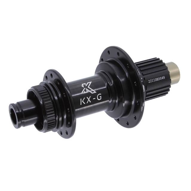 KX-G Nabe Hinterrad Steckachse 12/142 Centerlock Microspline schwarz