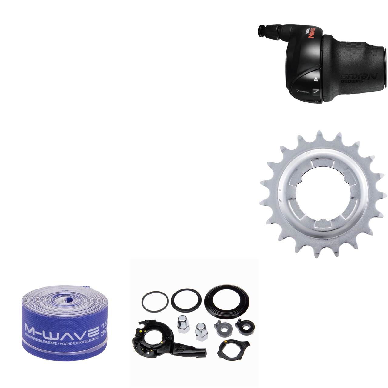 26 Zoll Hinterrad Shimano 7 Gang SG-C3001 Freilauf Ryde Zac 421