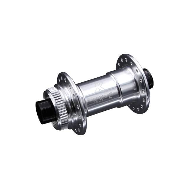 KX-E Vorderradnabe Centerlock 15x100 mm silbern