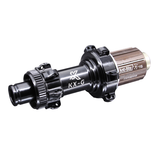 KX-G Nabe Straightpull Hinterrad 12x142 Centerlock 8-12 fach schwarz