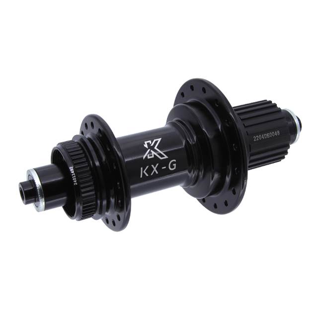 KX-GS Hinterradnabe Stahl-Freilauf Shimano Micro Spline verstärkt schwarz