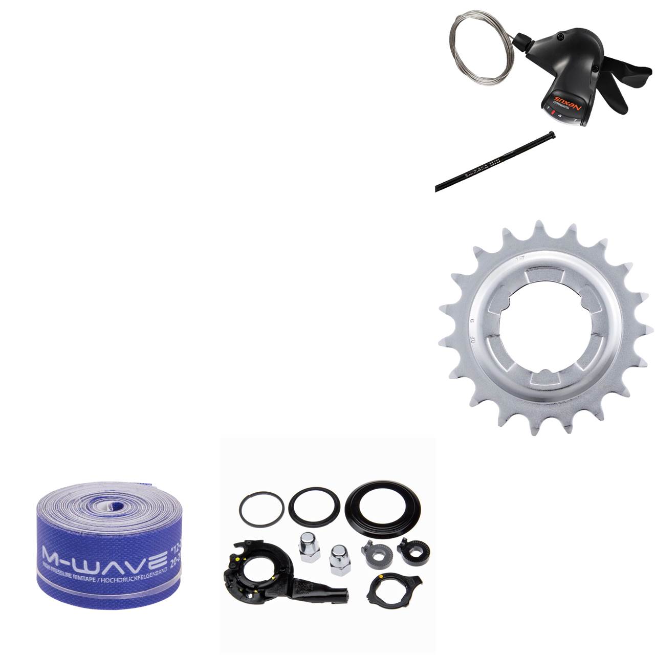 26 Zoll Hinterrad Shimano 7 Gang SG-C3001 Freilauf Ryde Zac 421