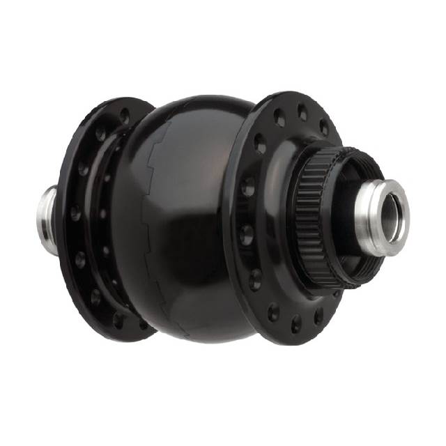 Son delux-12-SL Nabendynamo 12x100 schwarz centerlock steckerlos