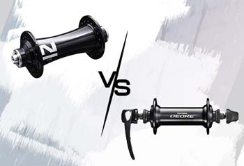Vergleich: Vorderradnaben Novatec A141SB vs. Shimano Deore HB-T610