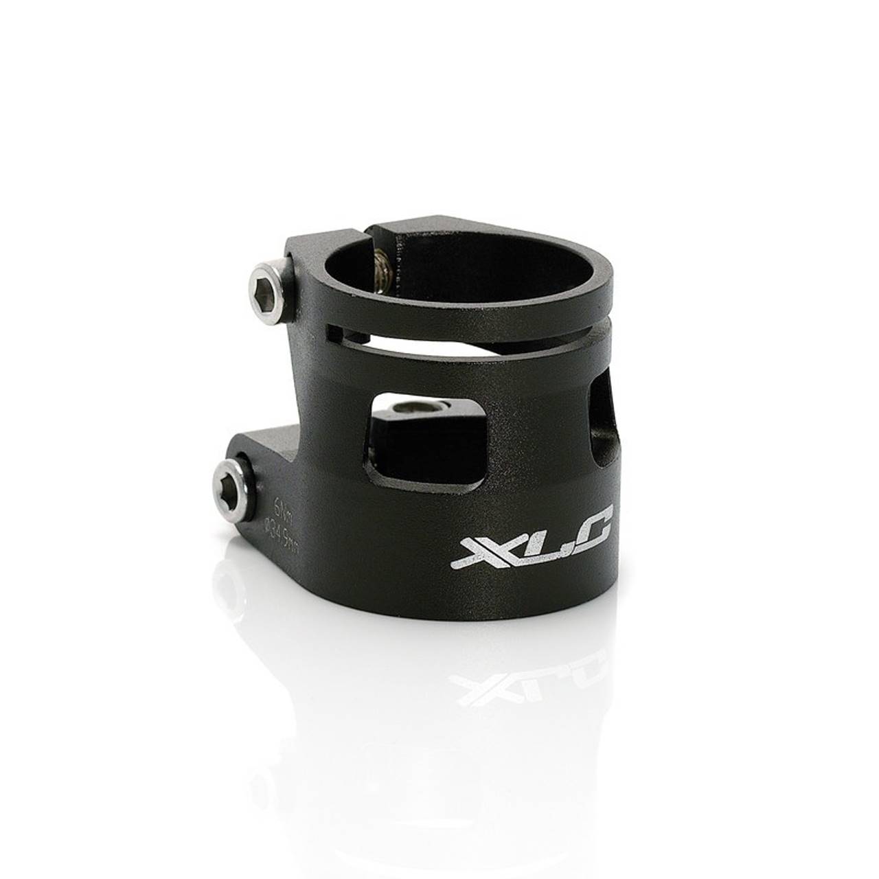 Fahrrad XLC Sattelstütz-Klemmring PC-L01 Ø 31,8mm schwarz Alu mit Schnellspanner