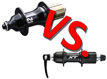 Vergleich_Hinterradnaben_Novatec_F162SB_Shimano_11-fach_vs_Shimano_Deore_XT_FH-T780